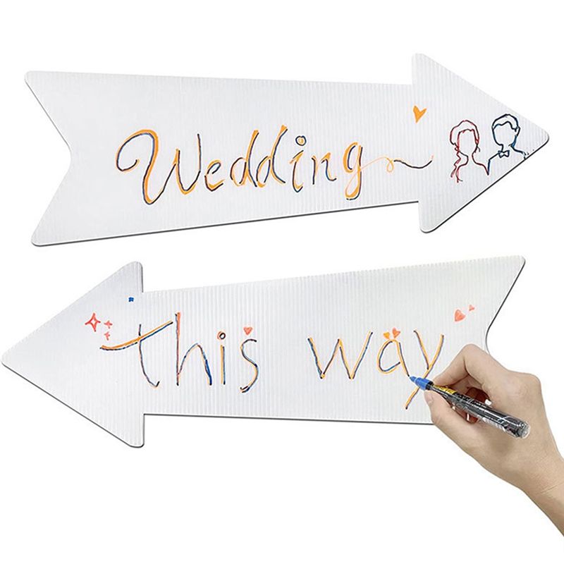 A68P-Directional Arrows Signs  - Yard Sign Blank recension och pris