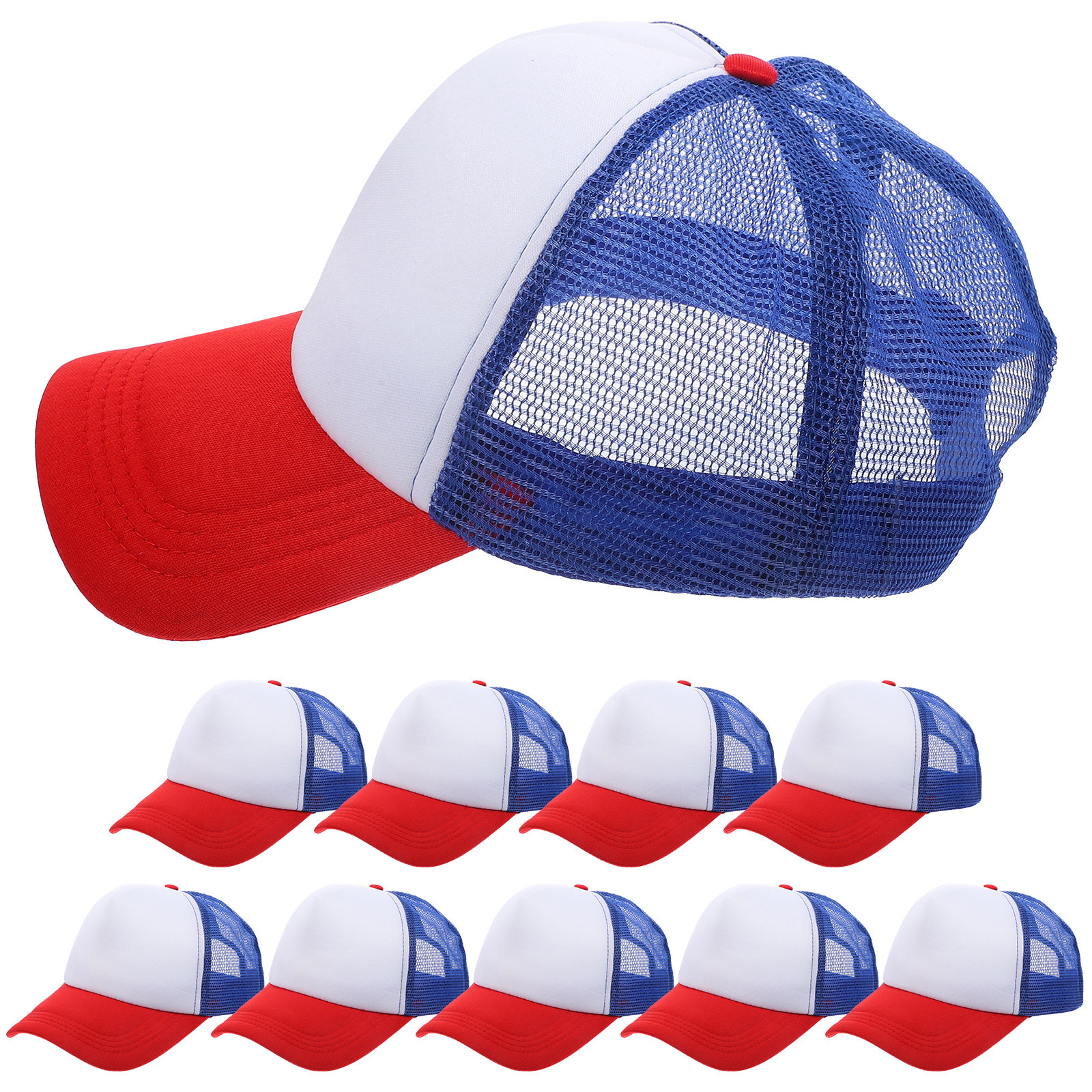 10Pcs Sublimation Baseball Hat - Hat Sublimation Blank recension och pris