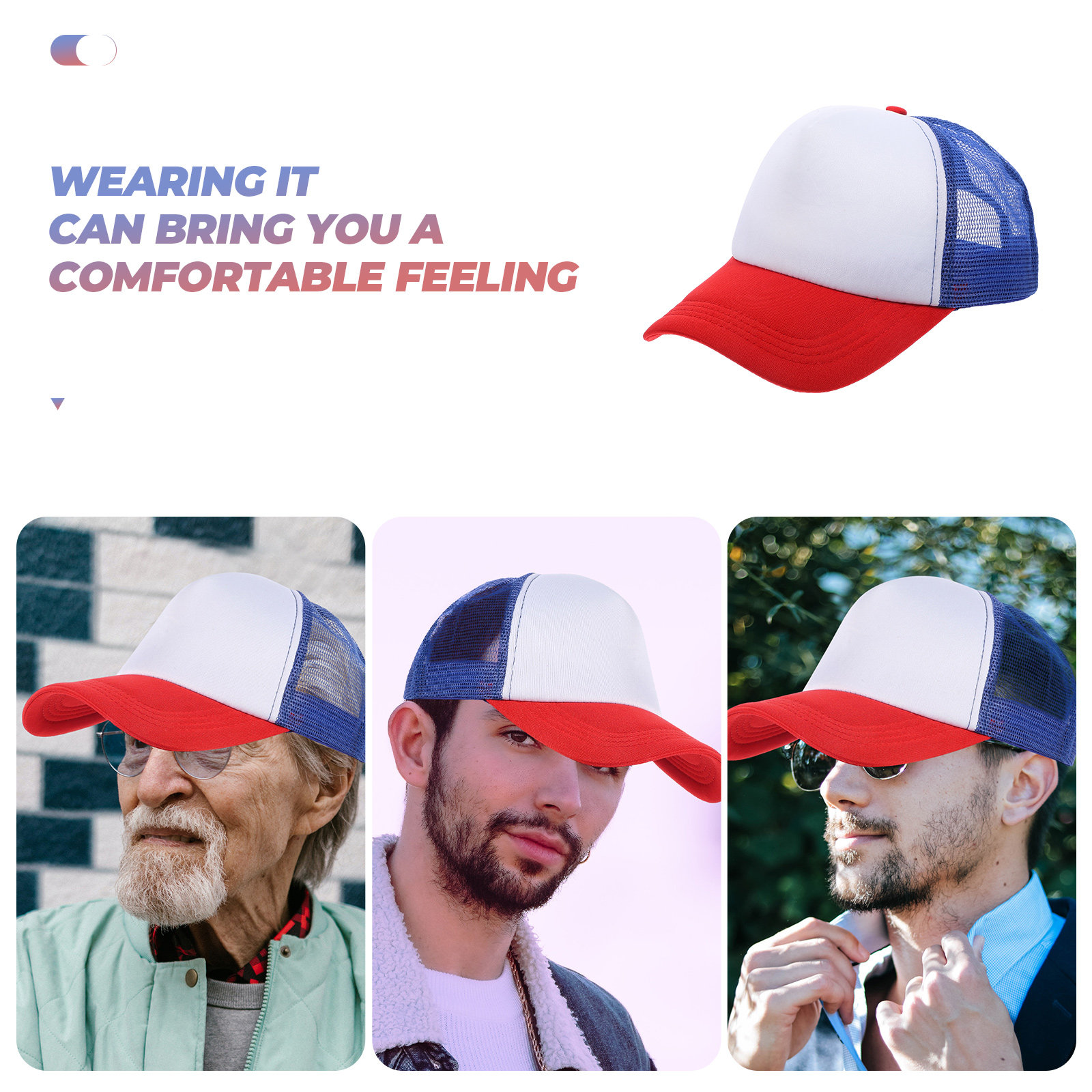 10Pcs Sublimation Baseball Hat - Hat Sublimation Blank recension och pris