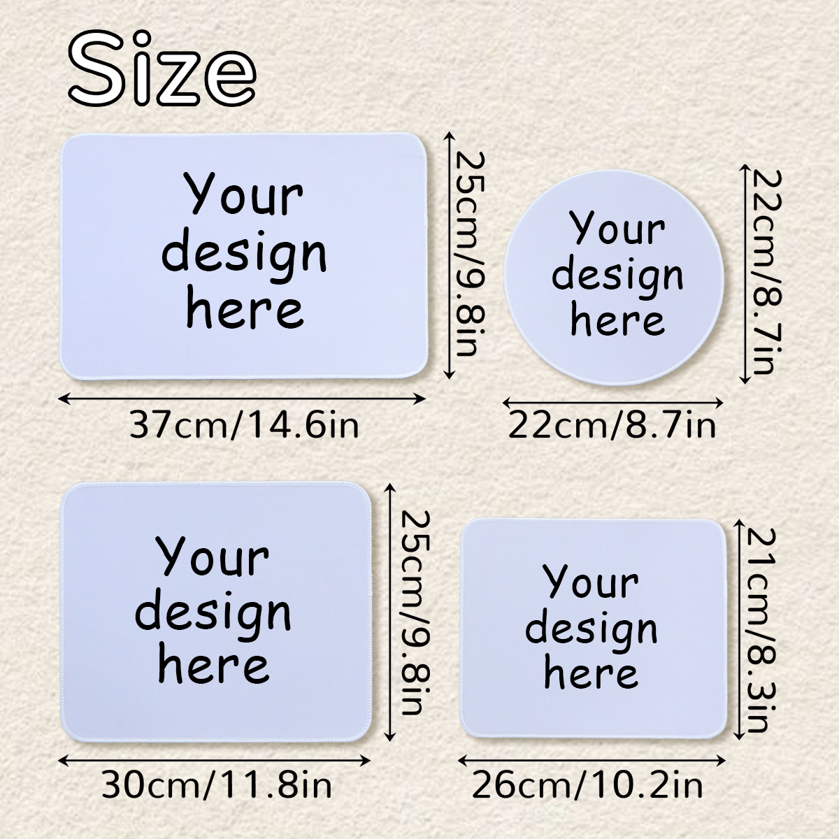 Custom Logo Mouse Pad, Persona - Mouse Pad Blank Sublimation recension och pris