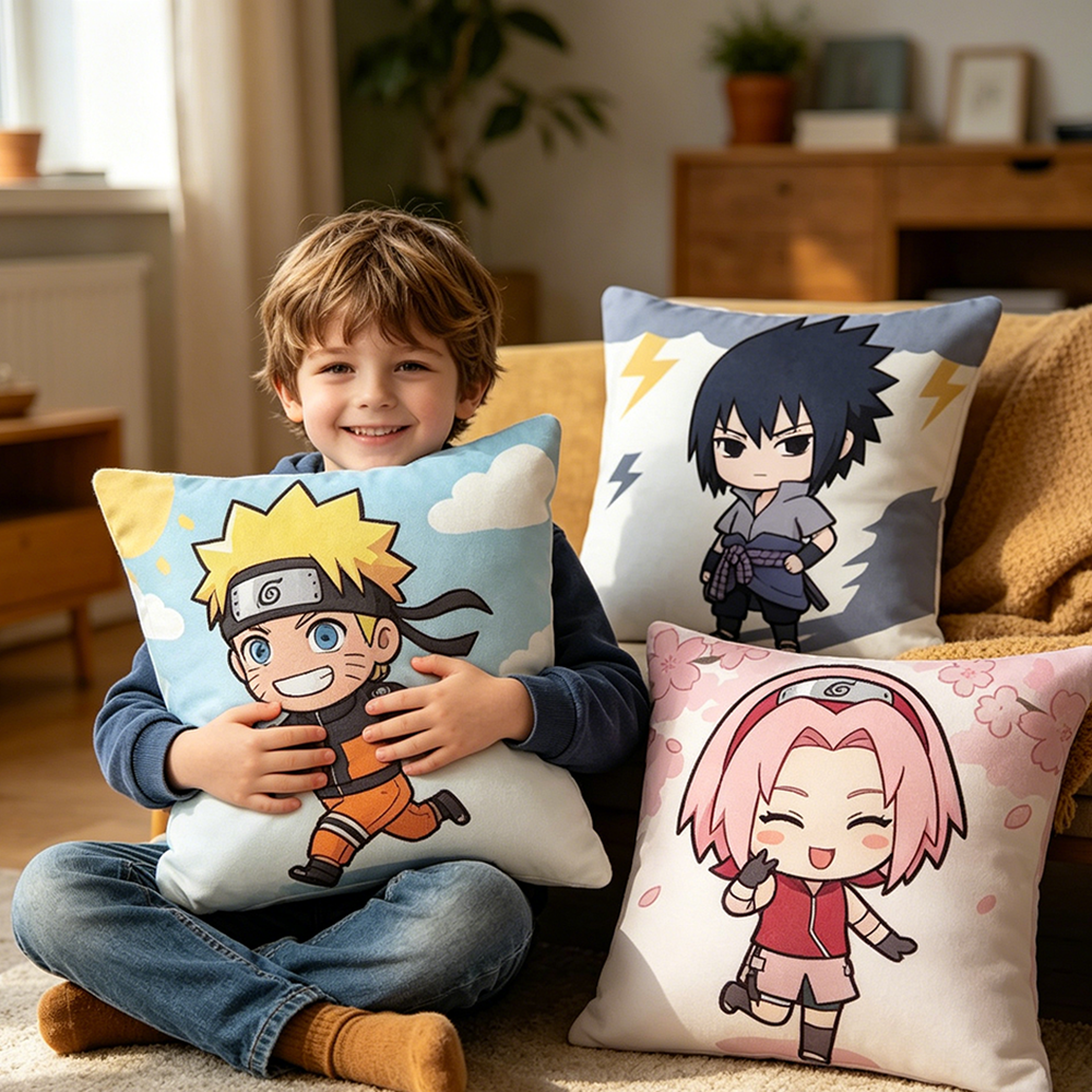 Uzumaki Naruto Fashion Decor T - Pillow Cover Sublimation recension och pris