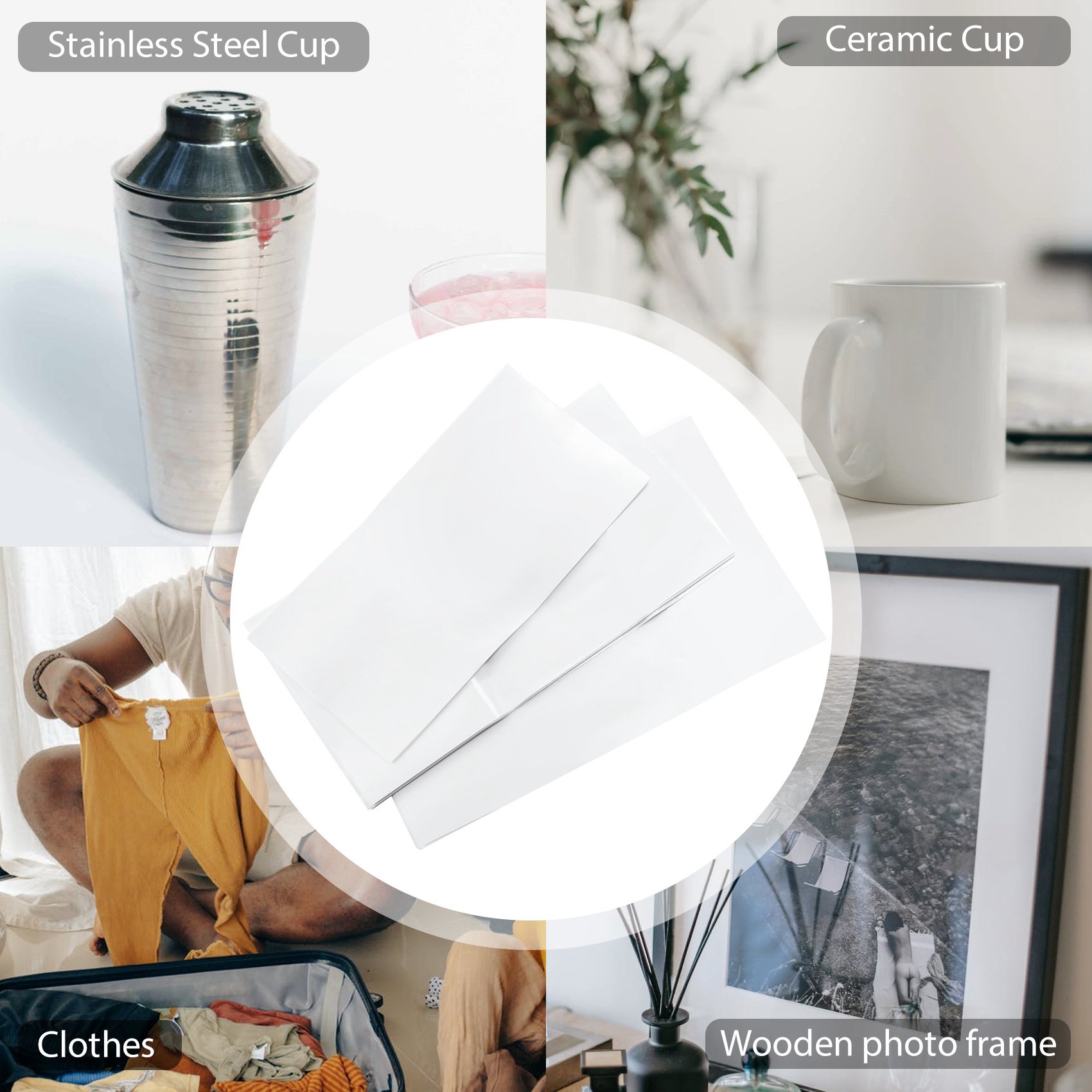 AEE3-30Pcs Sublimation Shrink  - Sublimation Mug White recension och pris