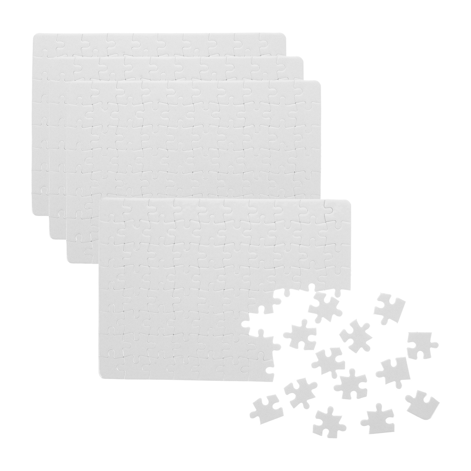 4 Sheets Sublimation Blank Puz - Puzzle Blank White recension och pris