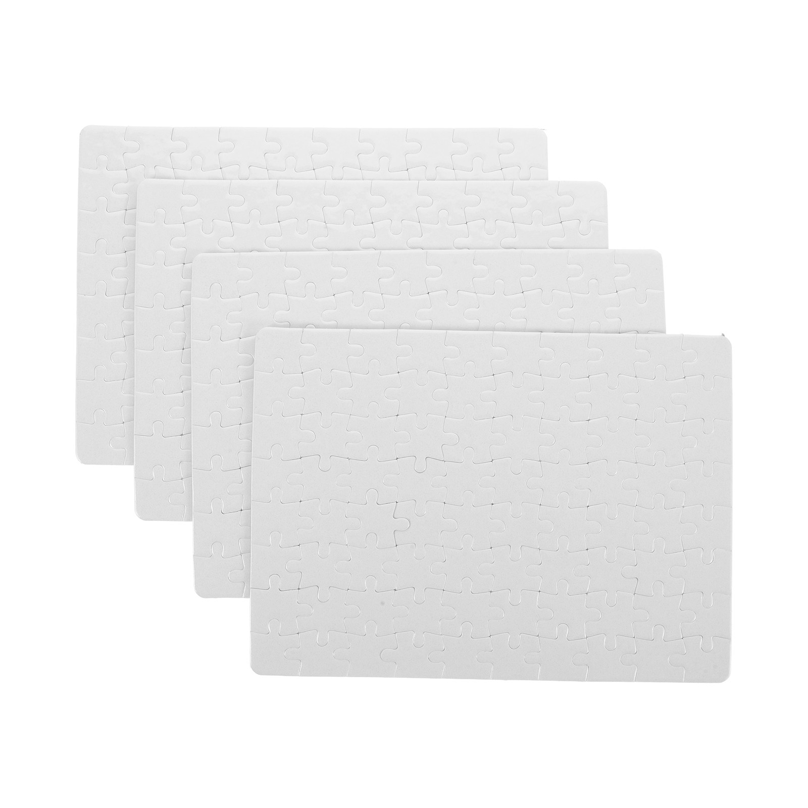 4 Sheets Sublimation Blank Puz - Puzzle Blank White recension och pris