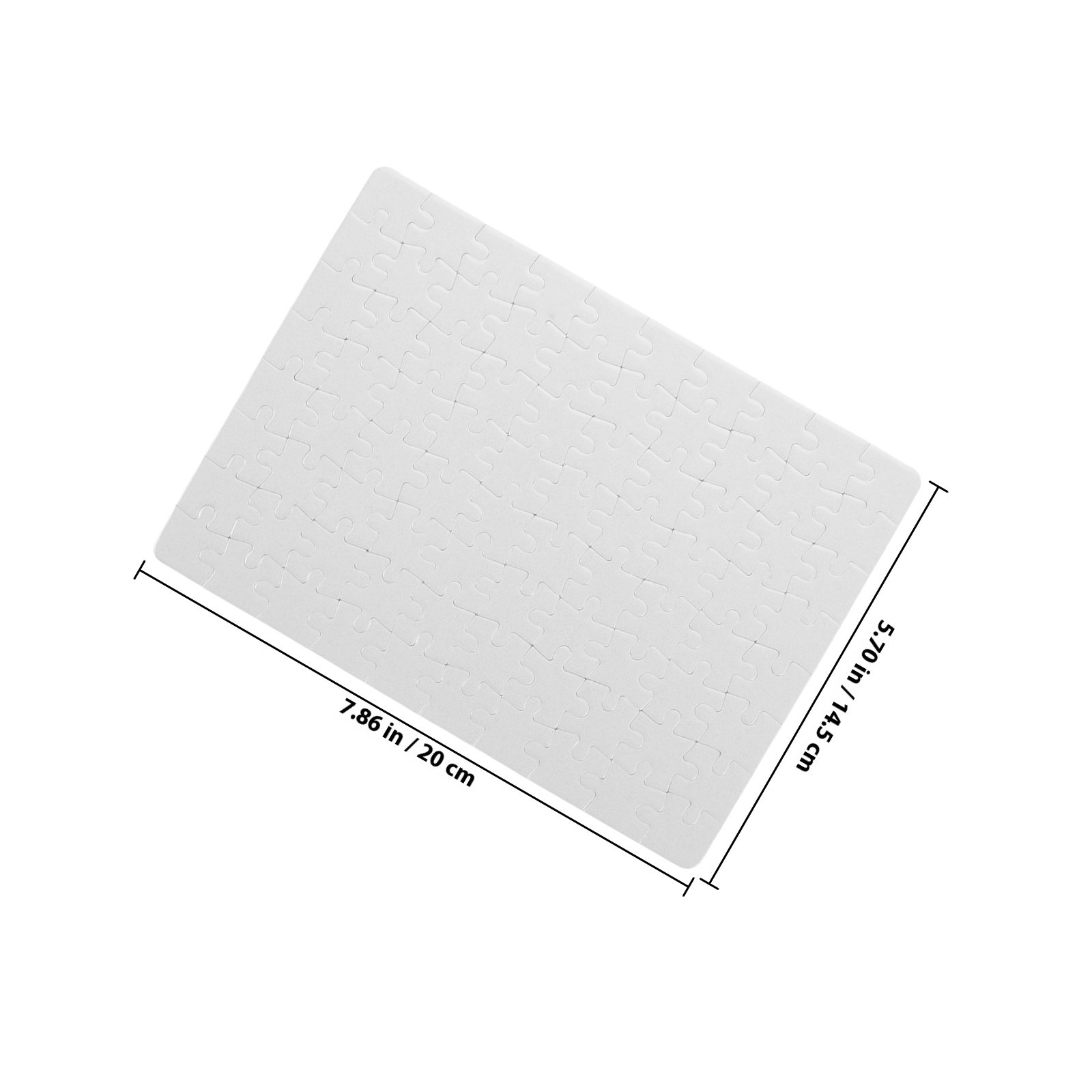4 Sheets Sublimation Blank Puz - Puzzle Blank White recension och pris