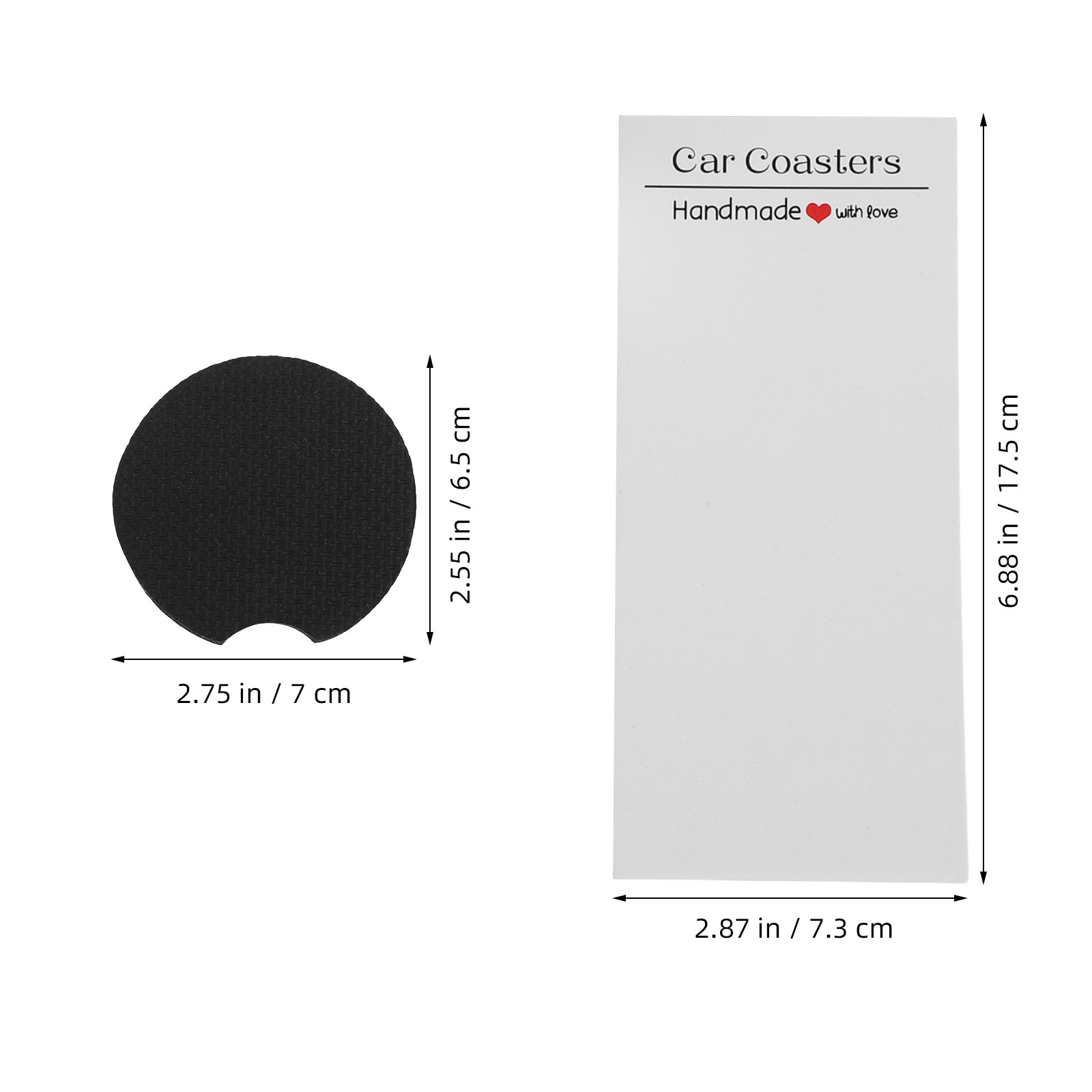 1Set Neoprene Sublimation Car  - Coaster Sublimation Blank recension och pris