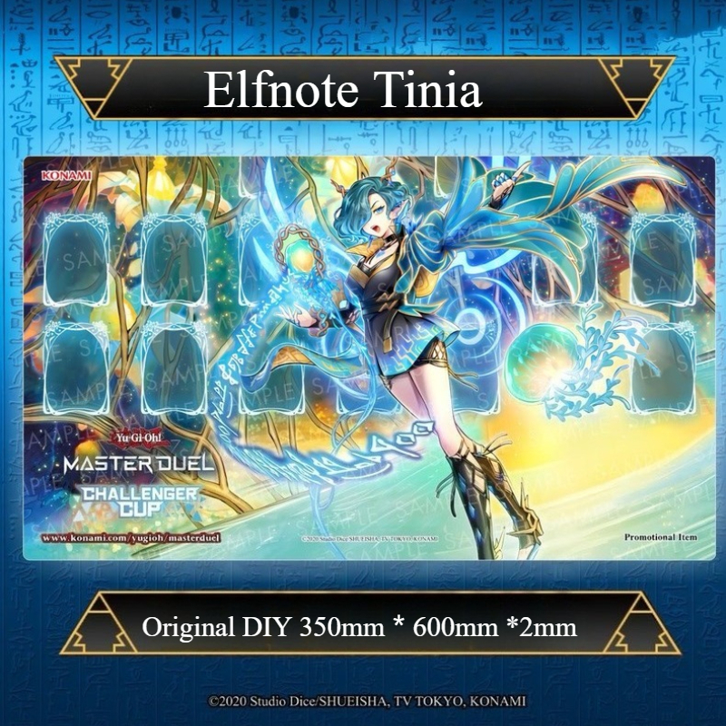 Yugioh Elfnote Tinia Play Mat  - Door Mat Blank recension och pris