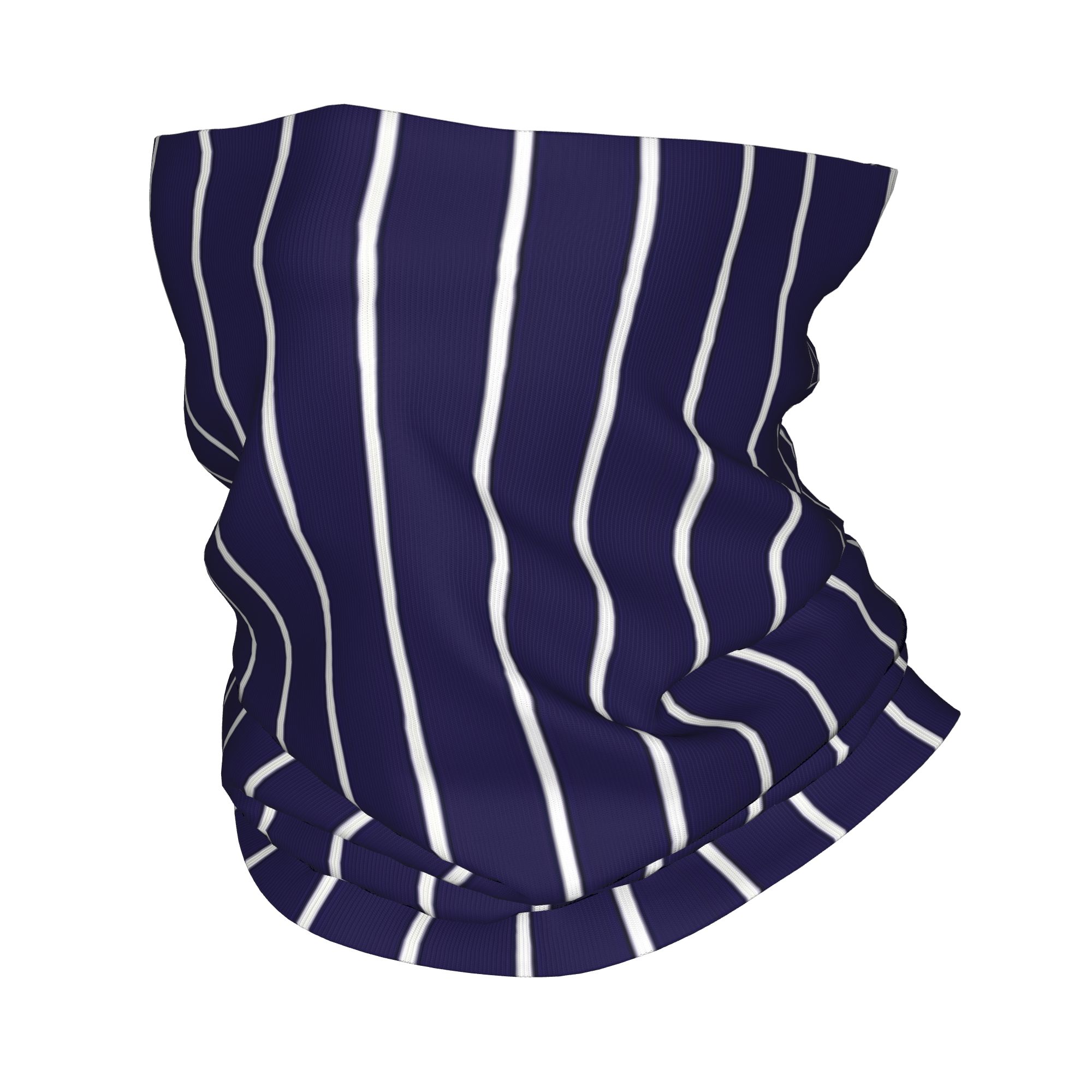 Navy Blue and White stripes Pi - Bandana Blank White recension och pris