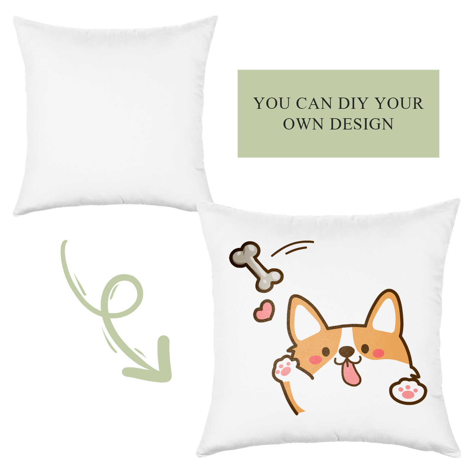 4Pcs Sublimation Pillow Cover  - Pillow Cover Sublimation recension och pris
