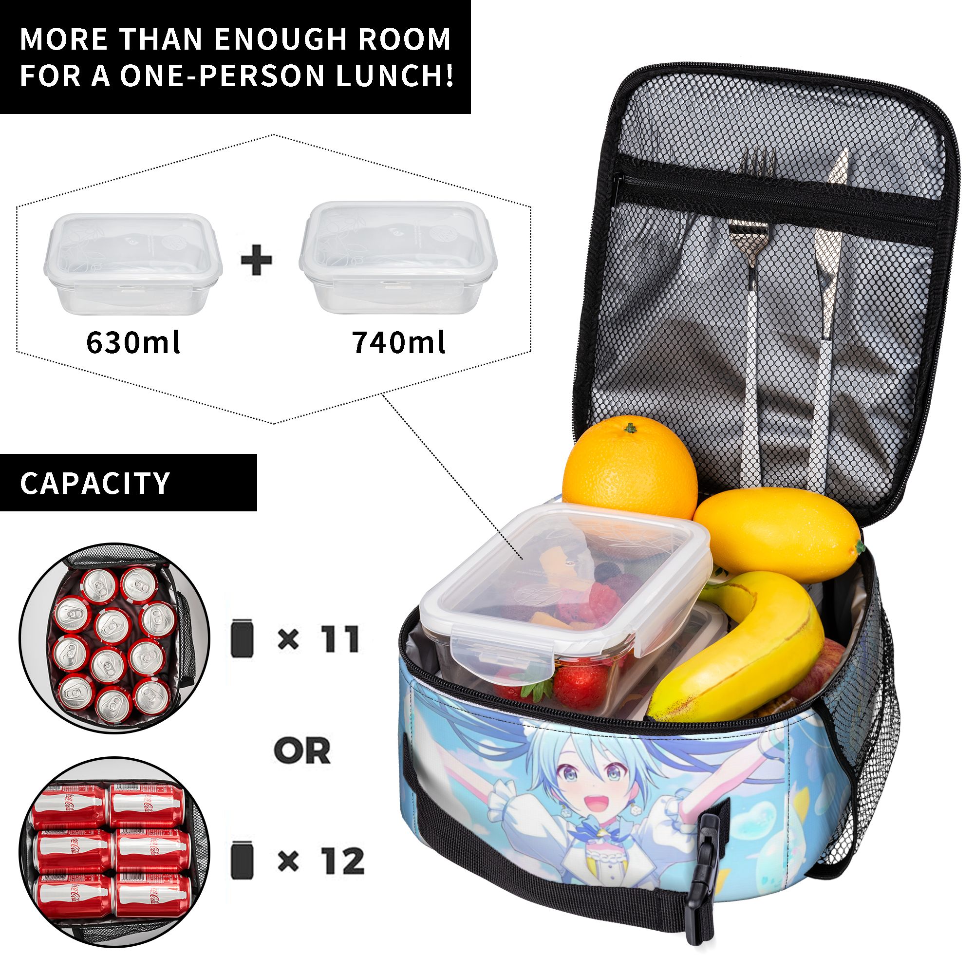 Hatsune Miku Trained Insulated - Tote Bag Sublimation recension och pris