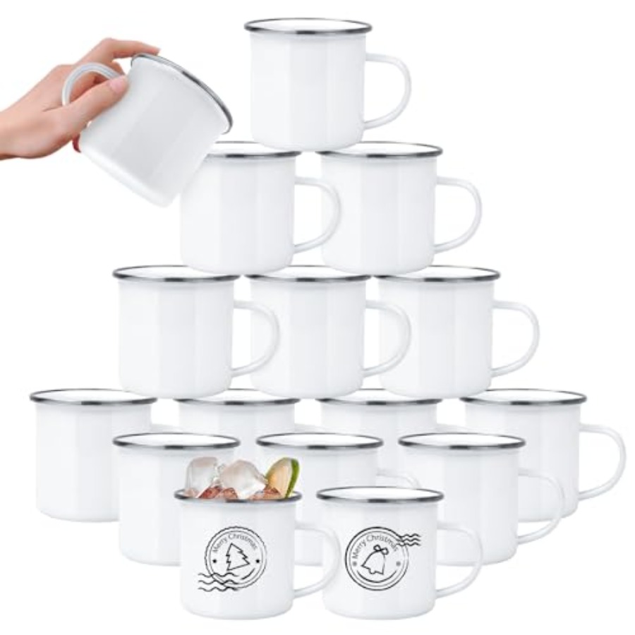 16 Pack Sublimation Blanks Ena - Sublimation Mug White recension och pris