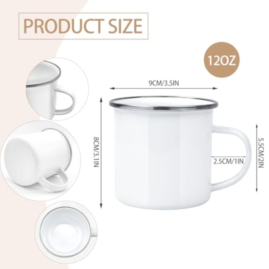 16 Pack Sublimation Blanks Ena - Sublimation Mug White recension och pris