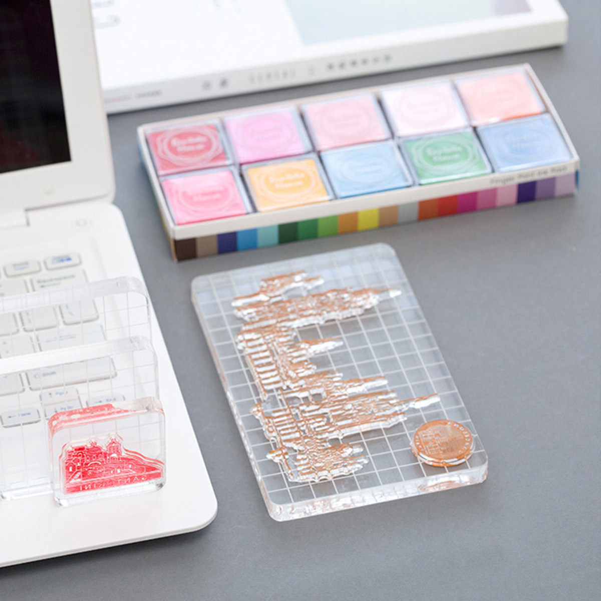 7Pcs Creative Acrylic Seal Blo - Photo Acrylic Block recension och pris
