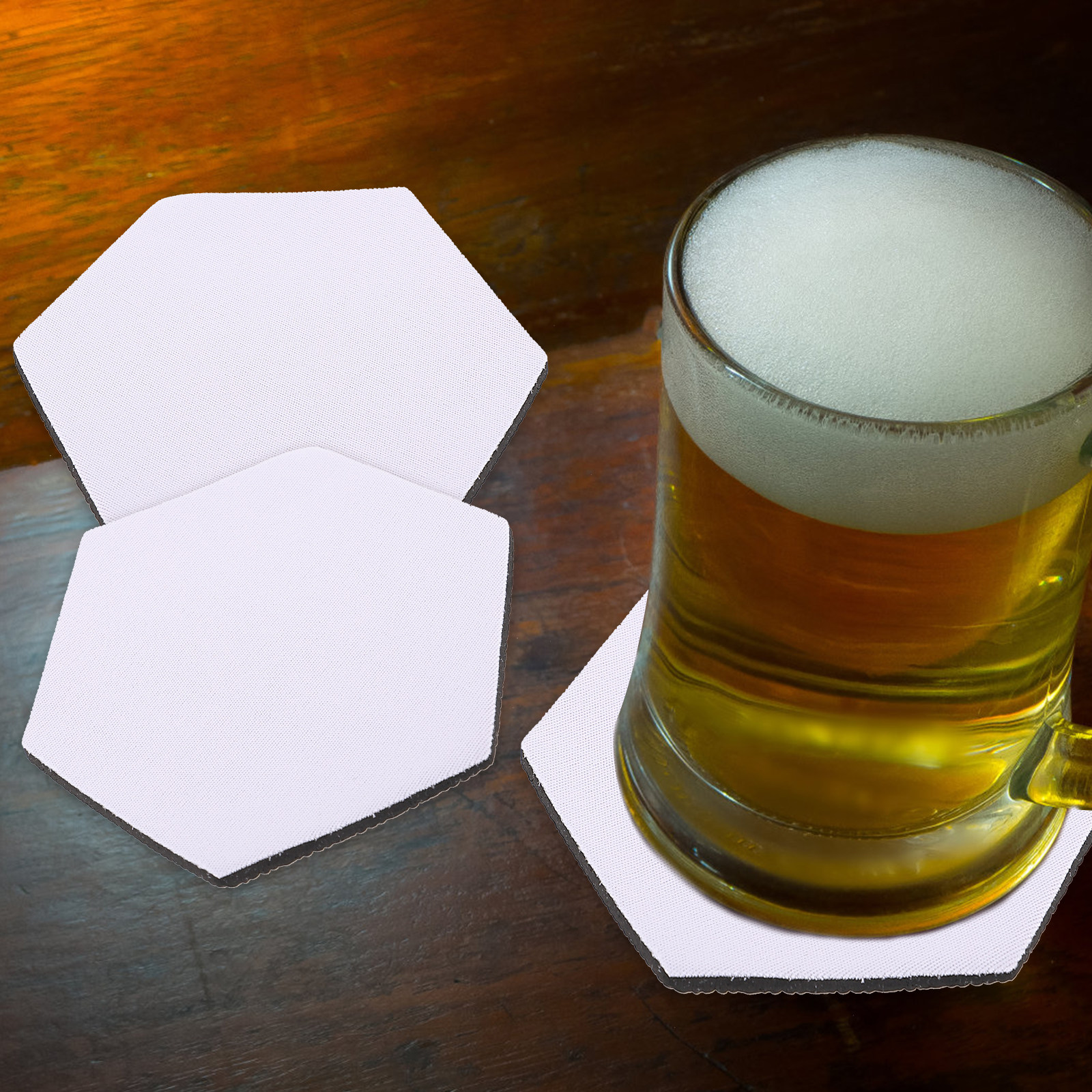 10Pcs Heat Transfer Coasters S - Coaster Sublimation Blank recension och pris