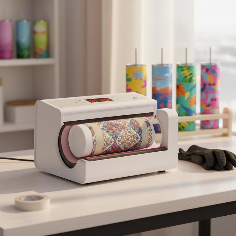 Auto Tumbler Heat Press Machin - Sublimation Mug White recension och pris