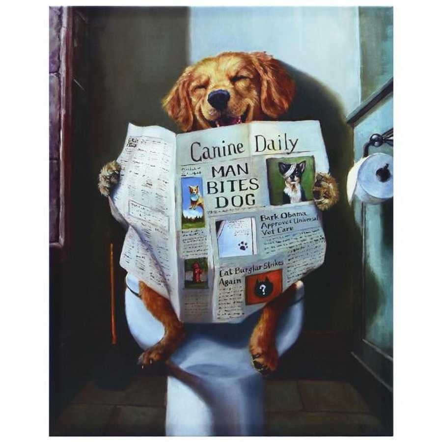 Direct Dog Gone Funny Graphic  - Canvas Wrap Ready recension och pris