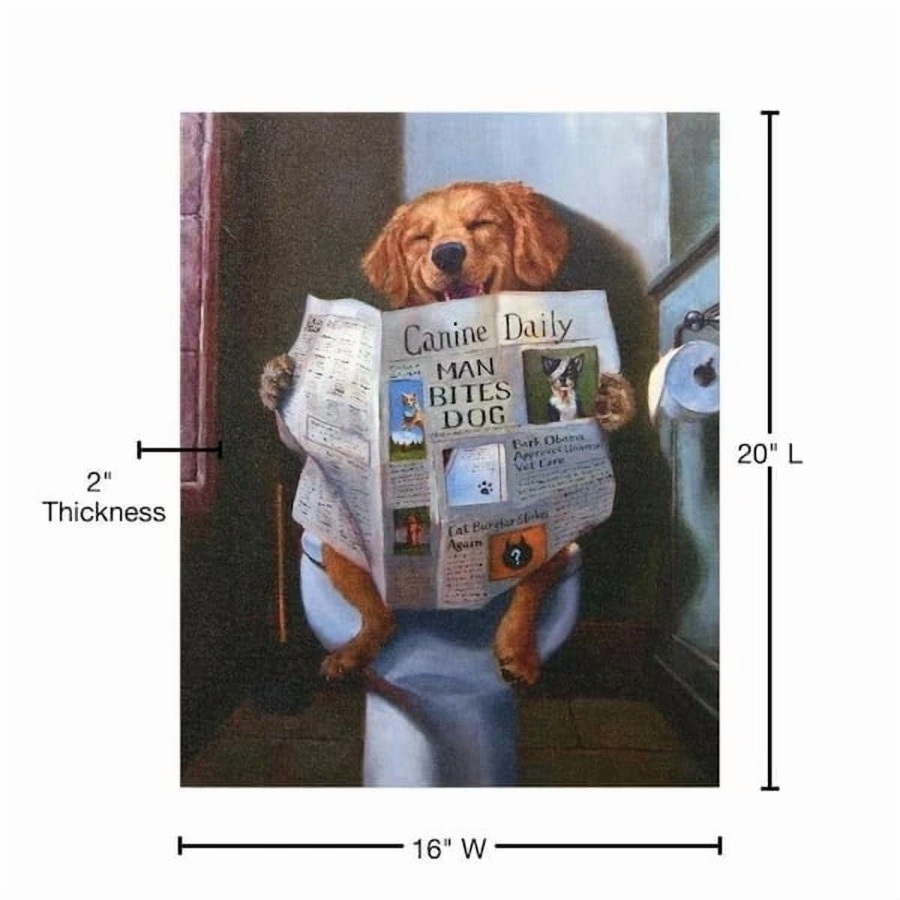 Direct Dog Gone Funny Graphic  - Canvas Wrap Ready recension och pris