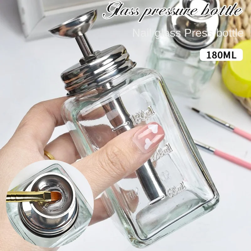 Nail glass bottle press funnel - Water Bottle Blank recension och pris